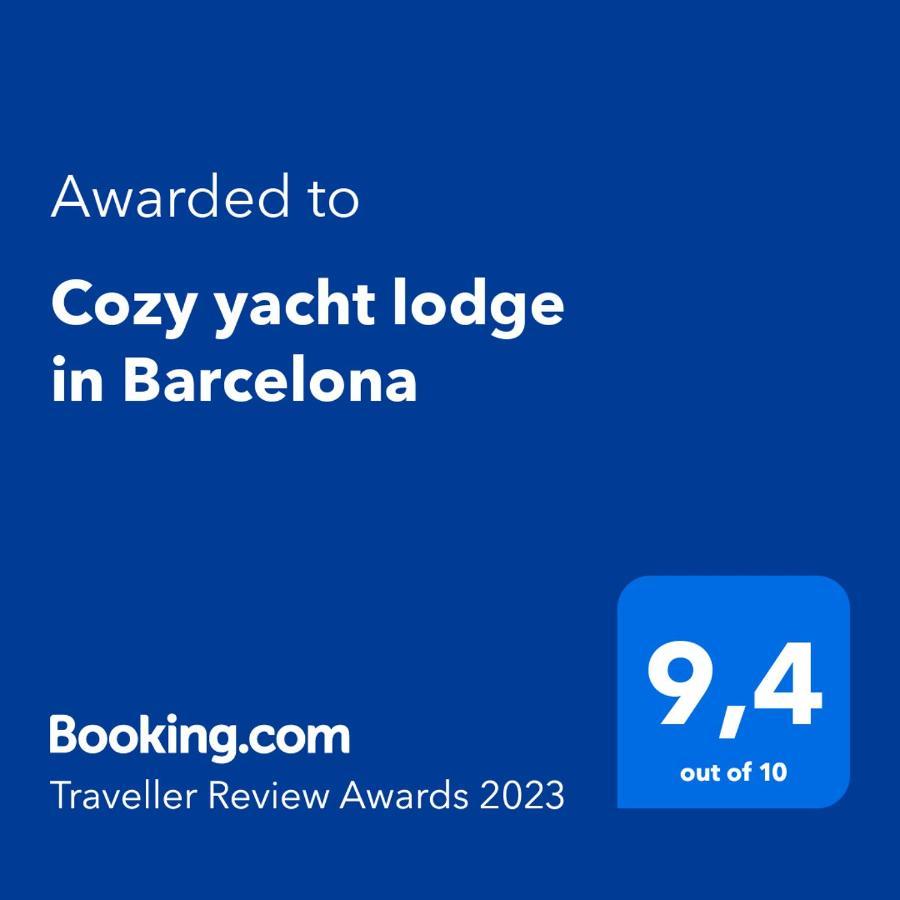 Cozy Yacht Lodge In Barcelona With Boat Tour Option Sant Adria de Besos Exterior foto